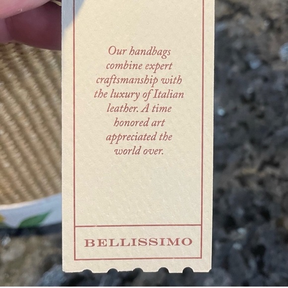 🌴 VALENTINA Lemon 🍋 Print Raffia Bag🍀 - Picture 7 of 9